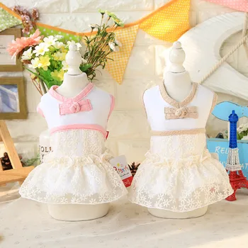 Bow Lace Cheongsam Princess Dog Pet Dresses Cat Clothing Pet Clothes for Dogs Cat Yorkie Maltese Chihuahua Spring Summer 
Bow Lace Cheongsam Princess Dog Pet Dresses Cat Clothing Pet Clothes for Dogs Cat Yorkie Maltese Chihuahua Spring Summer