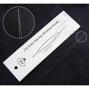 Big Eye Curved Beading Needles Threading String Cord Easy Jewelry Making Tools Dull Silver Color 12.5cm Drop Shipping Wholesale
Big Eye Curved Beading Needles Threading String Cord Easy Jewelry Making Tools Dull Silver Color 12.5cm Drop Shipping Wholesale