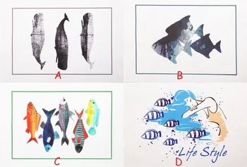 DropShip Fish Print 4pieces Set Kitchen Table Mat Insulation Table Napkin PVC Placemat Dining Bowl Pad Table Decor Cloth 45*30cm
DropShip Fish Print 4pieces Set Kitchen Table Mat Insulation Table Napkin PVC Placemat Dining Bowl Pad Table Decor Cloth 45*30cm