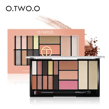 O.TWO.O Brand New Makeup Palette Eyeshadow Highlighter Glitter Blush Contour Palette 15 Shades Eye Shadow With Eye Brushes 
O.TWO.O Brand New Makeup Palette Eyeshadow Highlighter Glitter Blush Contour Palette 15 Shades Eye Shadow With Eye Brushes