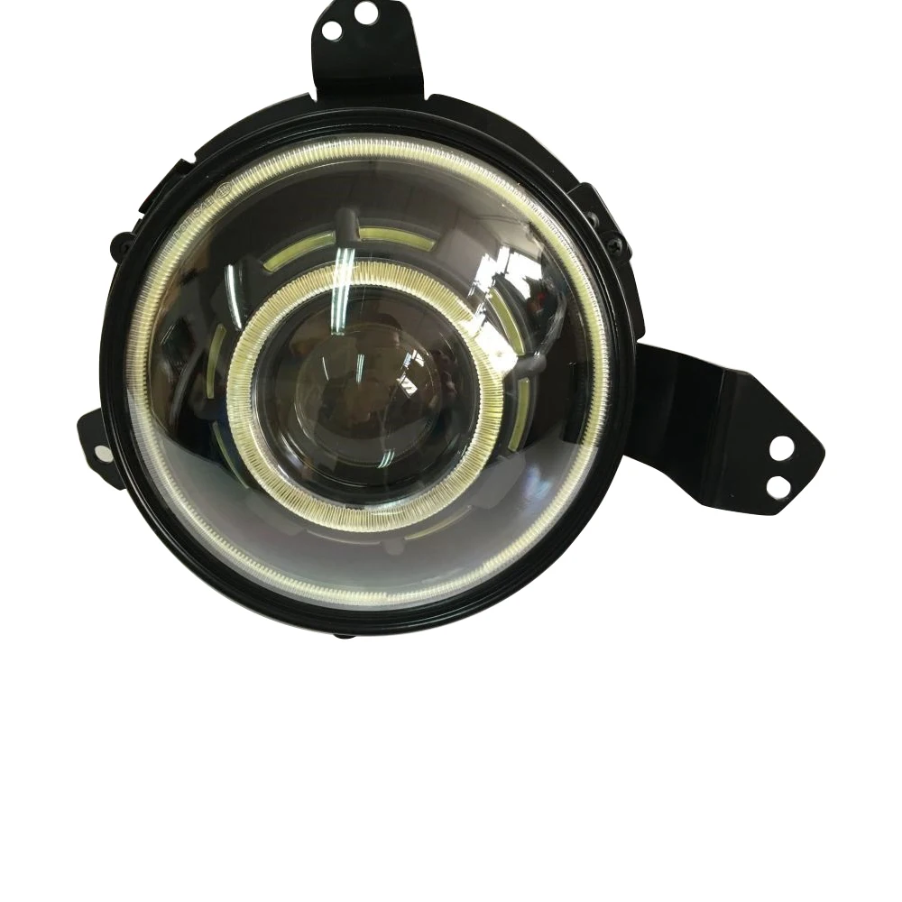 Black 7 Inch Round LED Headlight Mounting Bracket Trim Ring 7 Auto Car Accessories for Jeep Wrangler JL 2018 (2)