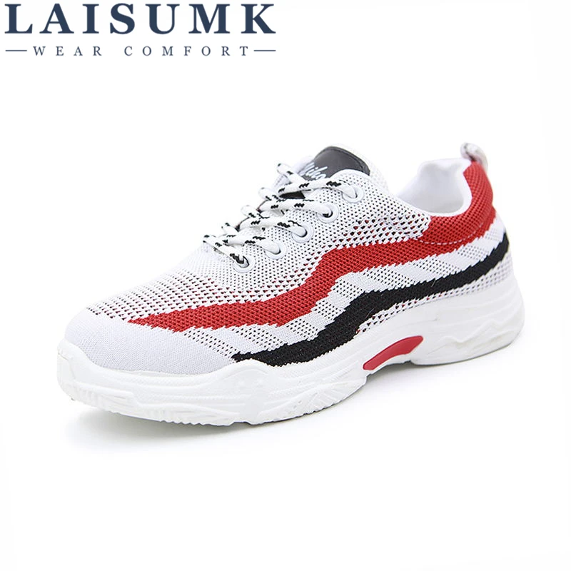 LAISUMK Summer Sneakers Shoes Women Wedge Air Mesh Casual Shoes Basket Trainers Canvas White Shoes Creepers Chaussure Femme
LAISUMK Summer Sneakers Shoes Women Wedge Air Mesh Casual Shoes Basket Trainers Canvas White Shoes Creepers Chaussure Femme