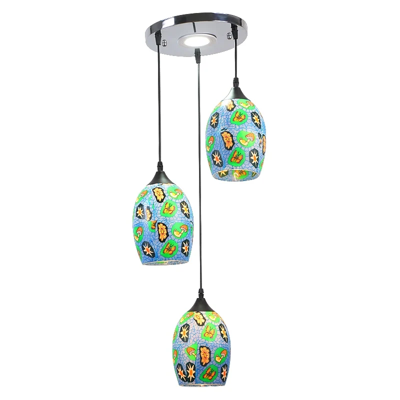 Modern Tiffany Pastoral Fresh Green Ceramic Led E27*1/3 Heads Pendant Light For Dining Room Living Room Bar Deco Ac 80-265v 2222
Modern Tiffany Pastoral Fresh Green Ceramic Led E27*1/3 Heads Pendant Light For Dining Room Living Room Bar Deco Ac 80-265v 2222
