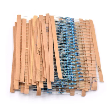Total 600pcs 1% 1/4W Metal Film Resistor Assorted Kit 30 Values (10 Ohm ~1M Ohm) ,20pcs Each value
Total 600pcs 1% 1/4W Metal Film Resistor Assorted Kit 30 Values (10 Ohm ~1M Ohm) ,20pcs Each value
