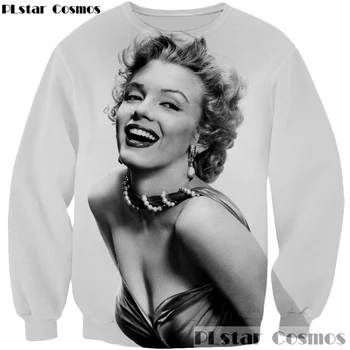 PLstar Cosmos New design 2018 Fashion Men/Women 3D Sweatshirt Sexy goddess Marilyn Monroe print casual Hoodies O-Neck Pullover
PLstar Cosmos New design 2018 Fashion Men/Women 3D Sweatshirt Sexy goddess Marilyn Monroe print casual Hoodies O-Neck Pullover
