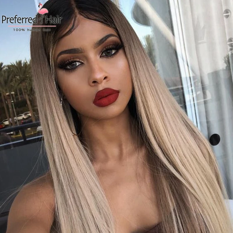 Preferred 13x4 Blonde Ombre Human Hair Wig Pre Plucked Straight Lace Wig Brazilian Lace Front Human Hair Wigs For Black Women
Preferred 13x4 Blonde Ombre Human Hair Wig Pre Plucked Straight Lace Wig Brazilian Lace Front Human Hair Wigs For Black Women