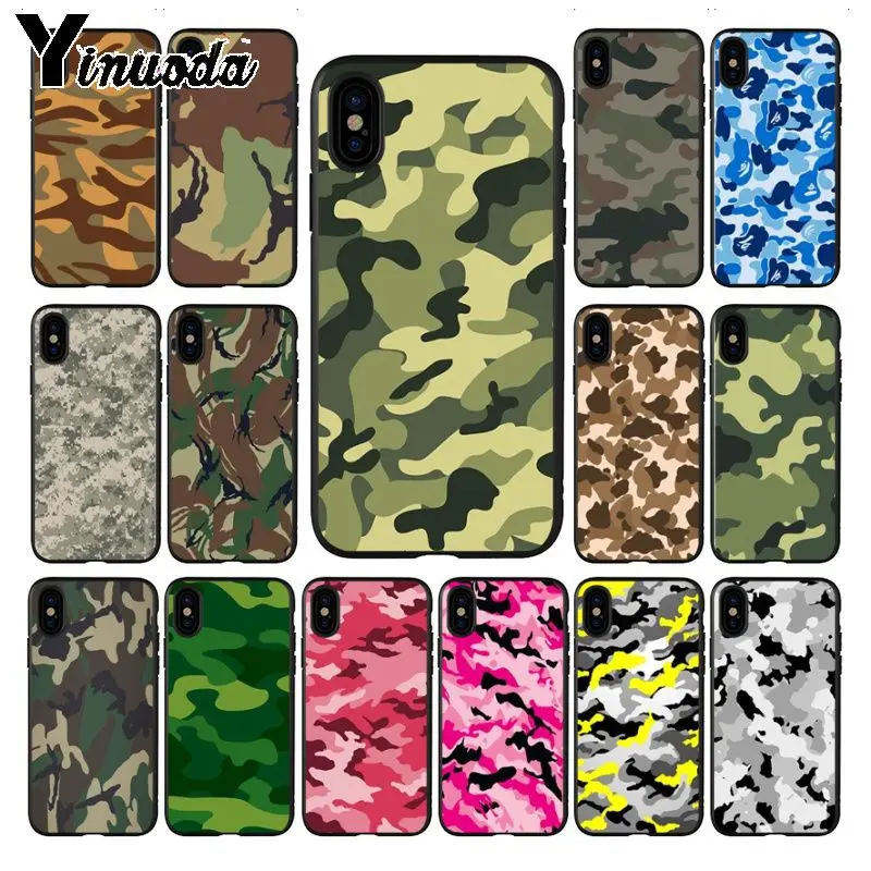 Yinuoda Camouflage Pattern Camo military Army Black Soft Phone Case Cover for iphone X XS MAX 5 6S SE 7 8 plus XR Mobile Cases
Yinuoda Camouflage Pattern Camo military Army Black Soft Phone Case Cover for iphone X XS MAX 5 6S SE 7 8 plus XR Mobile Cases