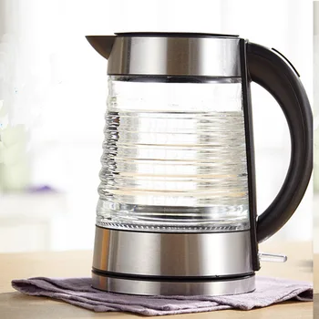 1.7L Colorful Electric Kettle Glass Transparent 1800W Household Quick Heating Temperature Control Electric Boiling Pot
1.7L Colorful Electric Kettle Glass Transparent 1800W Household Quick Heating Temperature Control Electric Boiling Pot