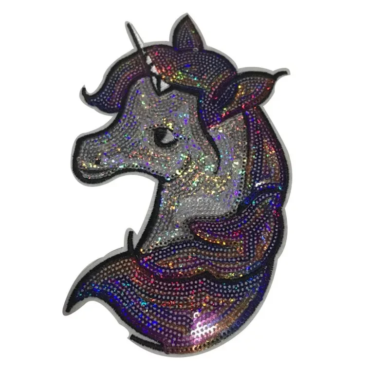 Colorful Sequins Unicorn Patches for Clothes Sewing Embroidered Patch DIY Decoration Axxessories Embroidery Appliques 3PCS/lot
Colorful Sequins Unicorn Patches for Clothes Sewing Embroidered Patch DIY Decoration Axxessories Embroidery Appliques 3PCS/lot