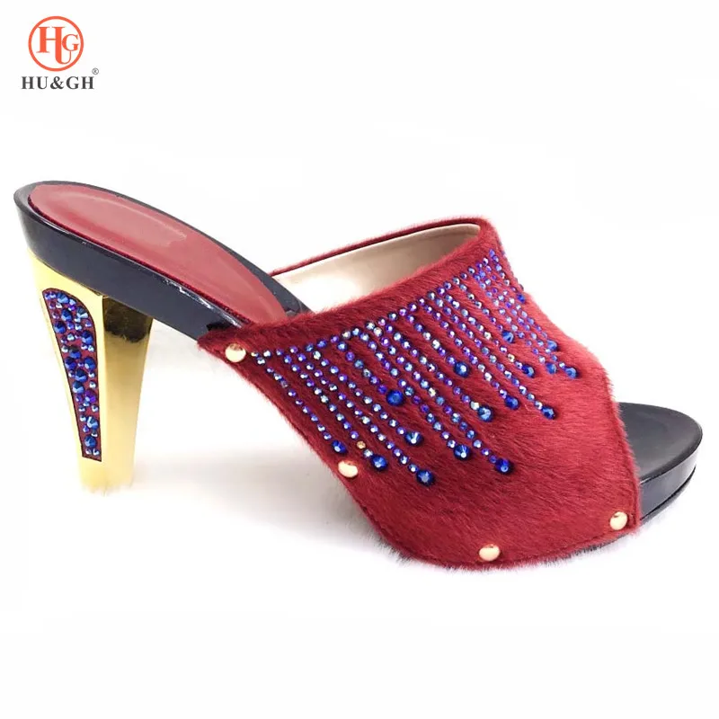 2019 Summer Woman Wine Red Color High Heels With Rhinestone Fashion Summer African Ladies Pumps Shoes For Party Wedding Sandals
2019 Summer Woman Wine Red Color High Heels With Rhinestone Fashion Summer African Ladies Pumps Shoes For Party Wedding Sandals