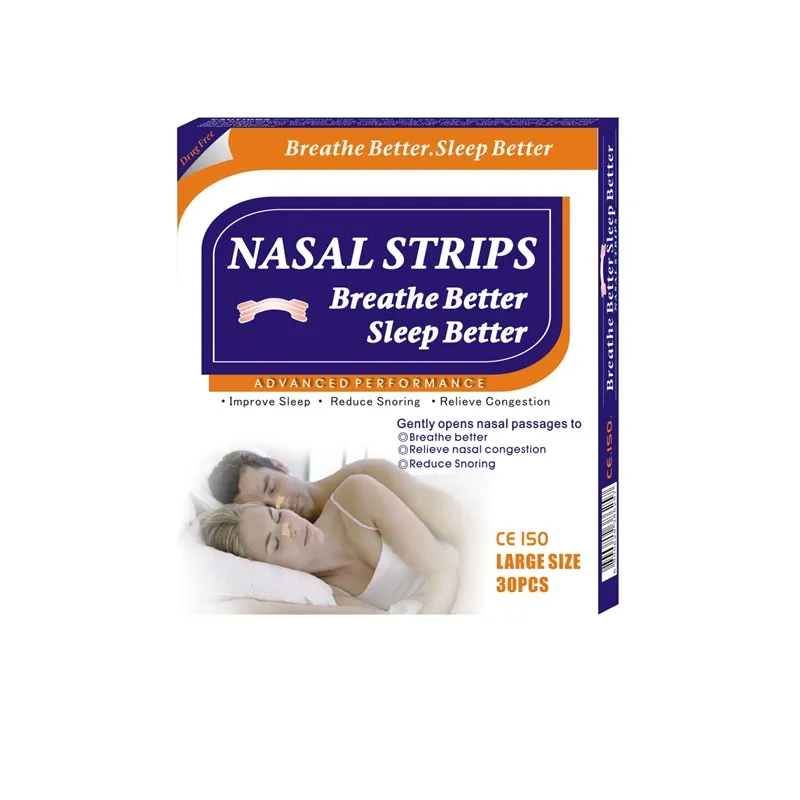 30pcs/box Hot Sale Breathe Right Nasal Strips Sleep Anti Snoring Nasal Strips Help Relief Nasal Congestion Health Care 66x19mm
30pcs/box Hot Sale Breathe Right Nasal Strips Sleep Anti Snoring Nasal Strips Help Relief Nasal Congestion Health Care 66x19mm