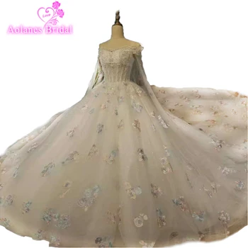 2018 New Arrival Muslim Wedding Dresses Lace High Quality Vestido De Noiva Romantic Tulle Long Train Real Photos Wedding Gowns
2018 New Arrival Muslim Wedding Dresses Lace High Quality Vestido De Noiva Romantic Tulle Long Train Real Photos Wedding Gowns