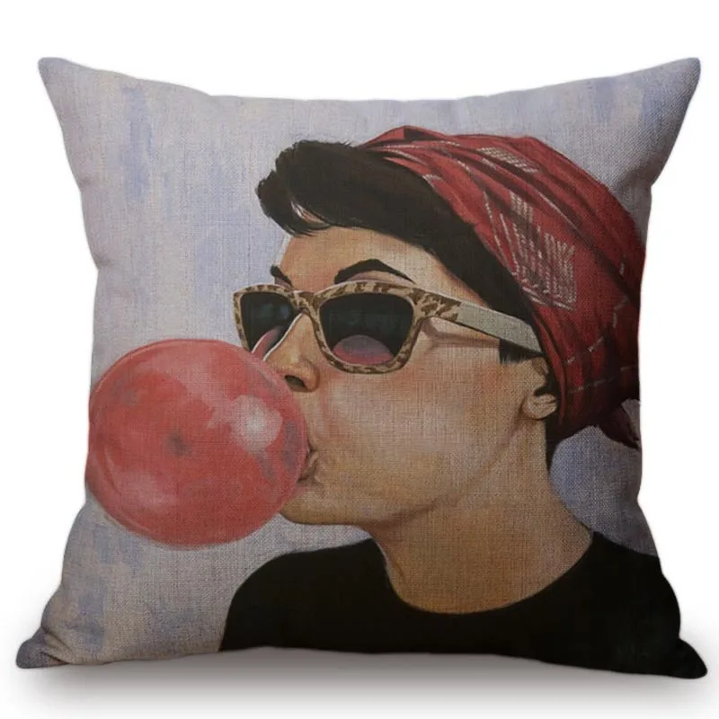 Euro Painting Fashion Girl Boy Bubbles Vintage Decoration Style Sofa Throw Pillow Cover Cotton Linen Oil Painting Cushion Cover
Euro Painting Fashion Girl Boy Bubbles Vintage Decoration Style Sofa Throw Pillow Cover Cotton Linen Oil Painting Cushion Cover