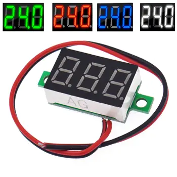 0.36 Inch 0.36'' DC 4.7-32V 3 Digit Display Voltmeter Mini LED Digital Panel Volt Voltage Meter Instrument Red/Blue/Gree/White
0.36 Inch 0.36'' DC 4.7-32V 3 Digit Display Voltmeter Mini LED Digital Panel Volt Voltage Meter Instrument Red/Blue/Gree/White
