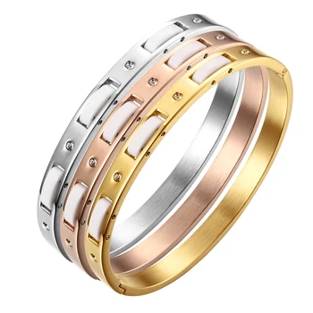 316L Classic Stainless Steel Bracelets Bangles 9 Styles for Women Men Vintage CZ Steel Open Cuff Bangles Female Party Jewelry
316L Classic Stainless Steel Bracelets Bangles 9 Styles for Women Men Vintage CZ Steel Open Cuff Bangles Female Party Jewelry