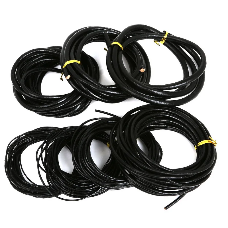 Black 4mm/5mm/6mm Genuine Lether Rope String Real Leather Cords Rope String Cord For Bracelet & Necklace Jewelry Craft Making
Black 4mm/5mm/6mm Genuine Lether Rope String Real Leather Cords Rope String Cord For Bracelet & Necklace Jewelry Craft Making