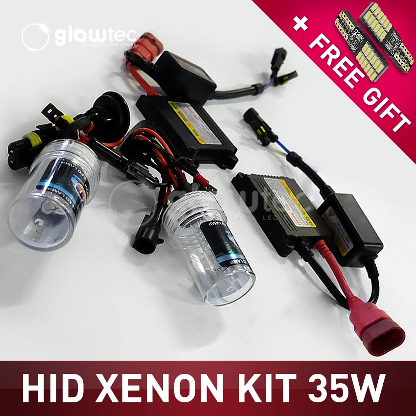 35W DC HEADLIGHT HID KIT SLIM BALLAST Bulbs H1 H3 H7 H8/9/11 9005 9006 ALL COLORS 4300K 6000K 8000K 10000K 12000K GLOWTEC
35W DC HEADLIGHT HID KIT SLIM BALLAST Bulbs H1 H3 H7 H8/9/11 9005 9006 ALL COLORS 4300K 6000K 8000K 10000K 12000K GLOWTEC