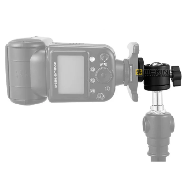 Meking Photo Studio mini ball head for camera/stand tripod ballhead with 1/4" to 3/8" adapter
Meking Photo Studio mini ball head for camera/stand tripod ballhead with 1/4" to 3/8" adapter