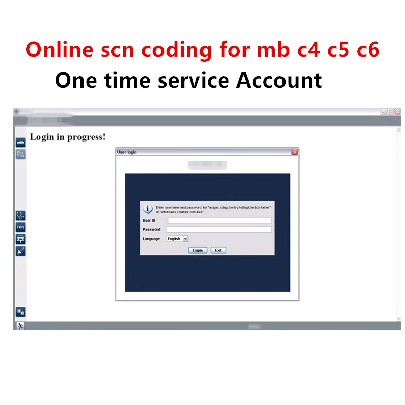 Online SCN Coding service for Diagnostic tool SD C4 mb star c4 / c5 / c6 One-time service Account access to the site for coding
Online SCN Coding service for Diagnostic tool SD C4 mb star c4 / c5 / c6 One-time service Account access to the site for coding