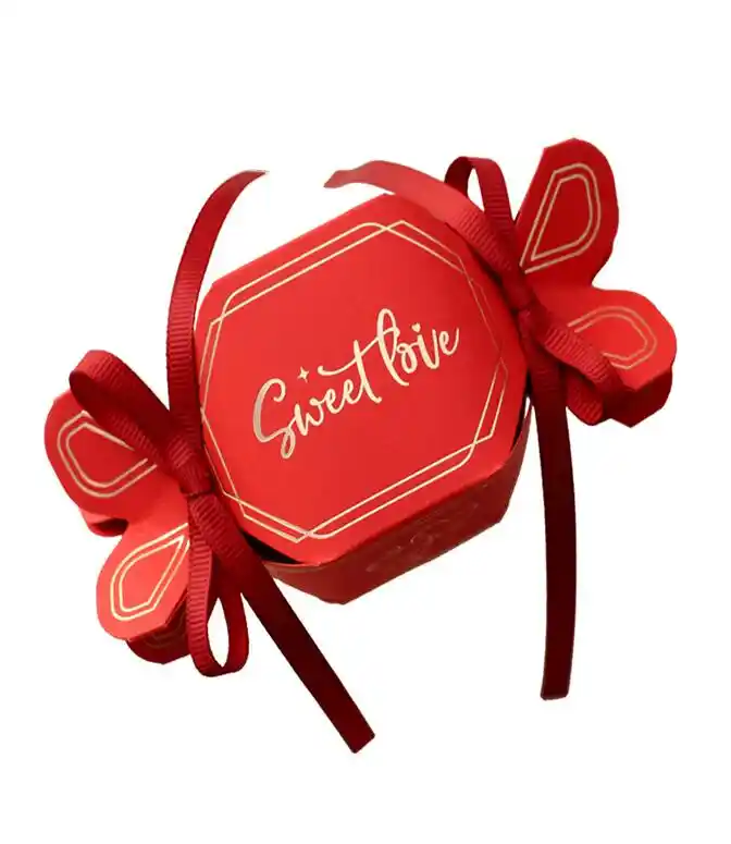 pcs multicolor wedding favor box and bags sweet gift candy boxes