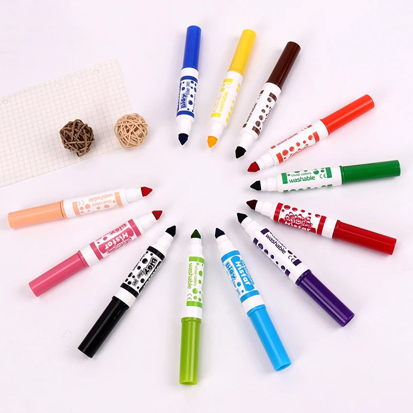 12 PCS/set Color Mini Pens Office Fluorescent Pen Cute Art Highlighter Painting Watercolor Pen Stationery for Kids Gift
12 PCS/set Color Mini Pens Office Fluorescent Pen Cute Art Highlighter Painting Watercolor Pen Stationery for Kids Gift
