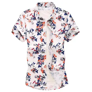 Floral Shirt for Men clothing Hawaiian style Evening Dress Casual Social Shirt Male Flower Plus size Short sleeve Blouse Men
Floral Shirt for Men clothing Hawaiian style Evening Dress Casual Social Shirt Male Flower Plus size Short sleeve Blouse Men
