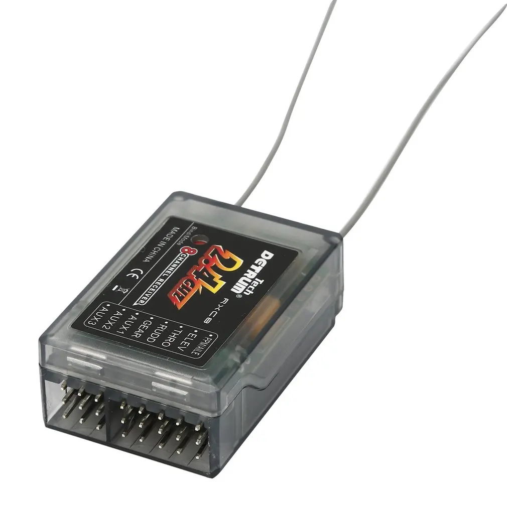 RXC8 8CH 2.4GHz 8-Channel PWM PPM RX RC Receiver DTM-R002 for Detrum Gavin-8C Transmitter Model Spare Parts Toys RC Accessories
RXC8 8CH 2.4GHz 8-Channel PWM PPM RX RC Receiver DTM-R002 for Detrum Gavin-8C Transmitter Model Spare Parts Toys RC Accessories