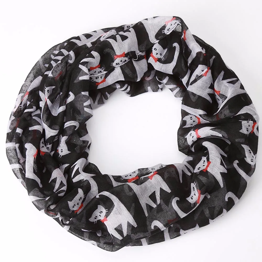 New Women Scarves Ladies Girl Voile Bow Cat Printed Pattern Silk Super Soft Scarf Wrap Shawl Scarf Fashion Neckerchief Scarves
New Women Scarves Ladies Girl Voile Bow Cat Printed Pattern Silk Super Soft Scarf Wrap Shawl Scarf Fashion Neckerchief Scarves