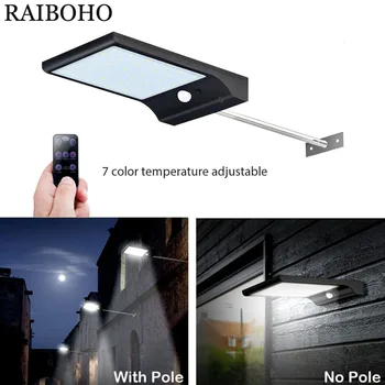 48LED Motion Sensor Solar Light Color Adjustable With Remote Control Outdoor Waterproof Solar Lamp Lights For Garden Wall Street 
48LED Motion Sensor Solar Light Color Adjustable With Remote Control Outdoor Waterproof Solar Lamp Lights For Garden Wall Street