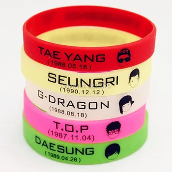 300pcs Black logo K-POP BIGBANG wristband silicone bracelets free shipping by DHL express
300pcs Black logo K-POP BIGBANG wristband silicone bracelets free shipping by DHL express
