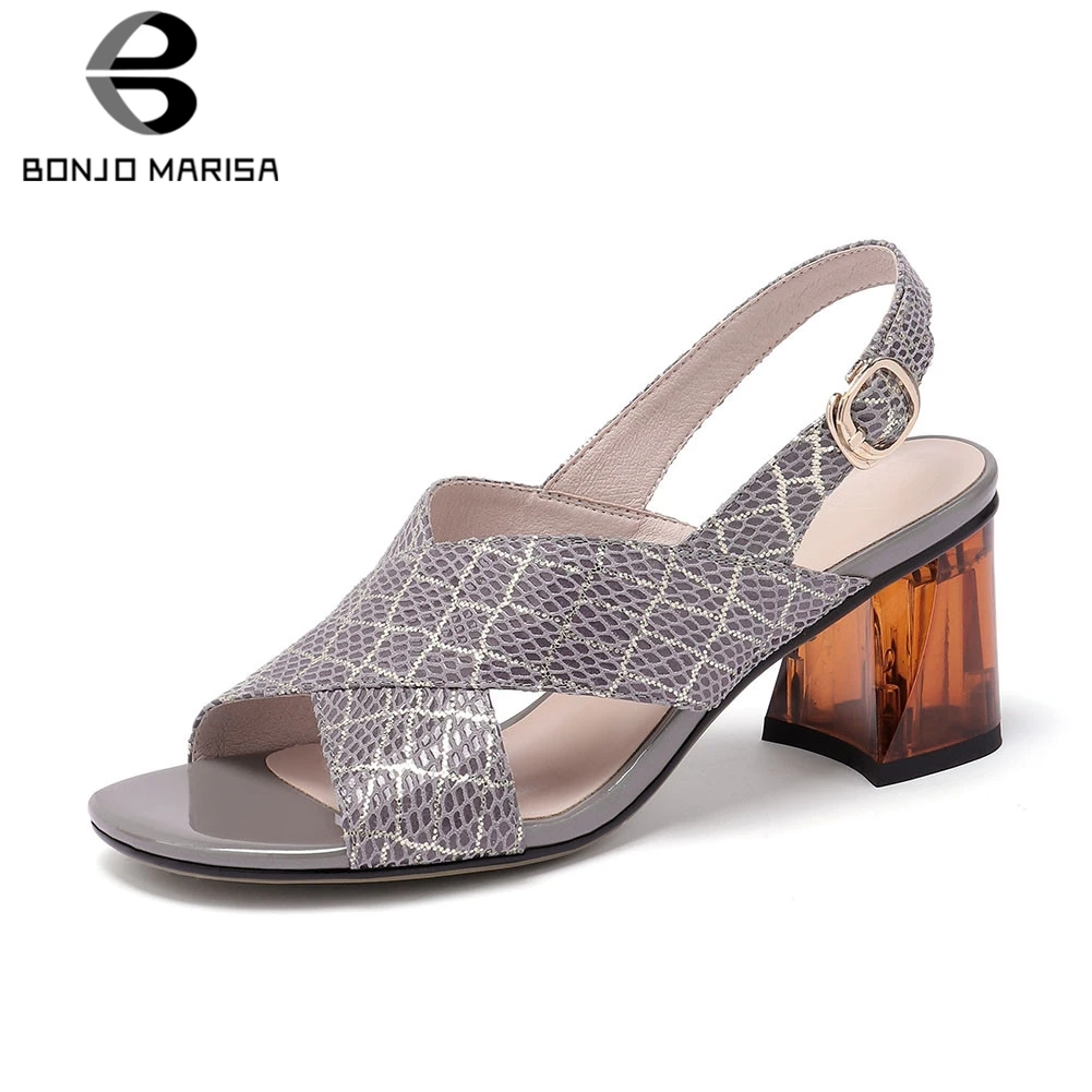 BONJOMARISA Brand New Big Size 34-42 women's Genuine Leather Ladies High Heels Shoes Woman Casual Party Ol Summer Sandals
BONJOMARISA Brand New Big Size 34-42 women's Genuine Leather Ladies High Heels Shoes Woman Casual Party Ol Summer Sandals