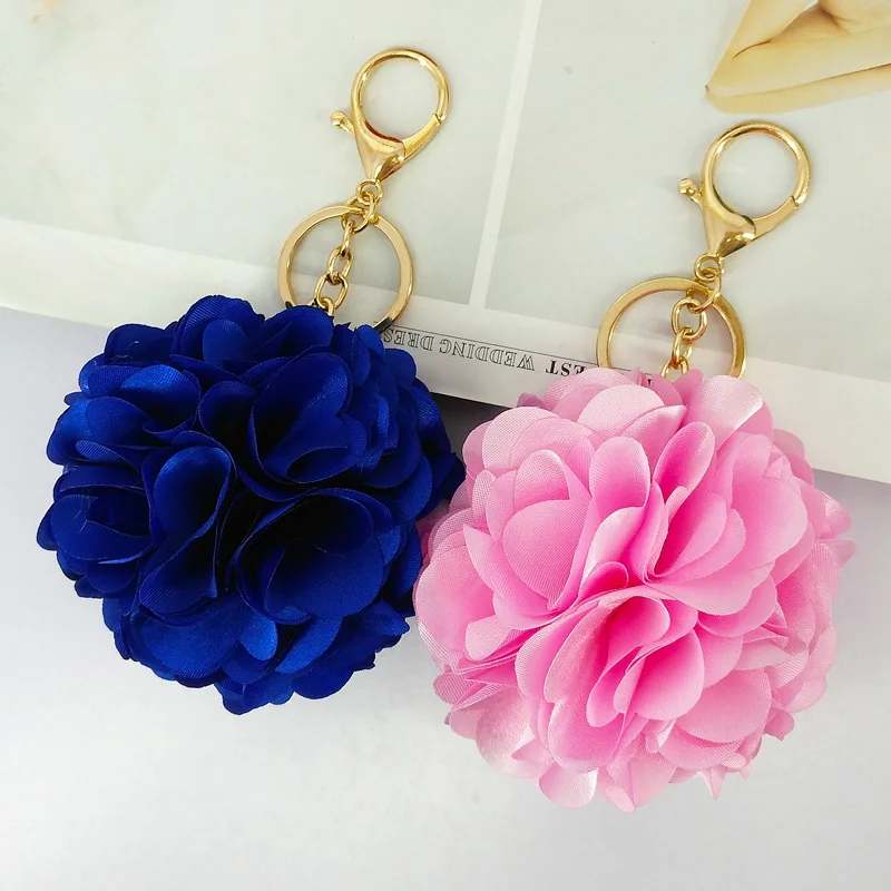 Cute Cloth Flowers Key Chains Handmade Colorful Flowers Keychains Bags Keys Pendants Decor Good Luck Flowers Gifts for Lovers
Cute Cloth Flowers Key Chains Handmade Colorful Flowers Keychains Bags Keys Pendants Decor Good Luck Flowers Gifts for Lovers