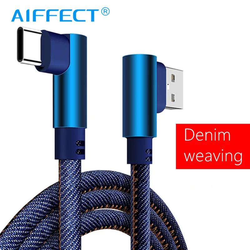 AIFFECT 90 Degree USB Type-C Cable For Samsung Note8 9 S8 Xiaomi Mi A1 Mobile Phone Type C Cable Fast Charging Cable
AIFFECT 90 Degree USB Type-C Cable For Samsung Note8 9 S8 Xiaomi Mi A1 Mobile Phone Type C Cable Fast Charging Cable