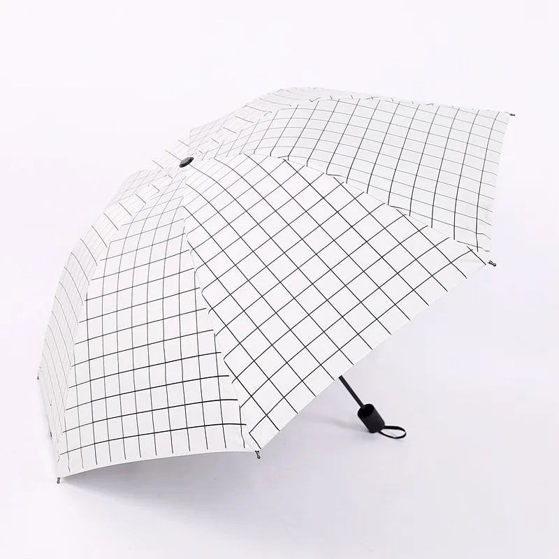 New Plaid Sun Umbrella Black and White Automatic UV Protection Bold Windproof Multifunction Protection Fashion Umbrella 2 Color
New Plaid Sun Umbrella Black and White Automatic UV Protection Bold Windproof Multifunction Protection Fashion Umbrella 2 Color