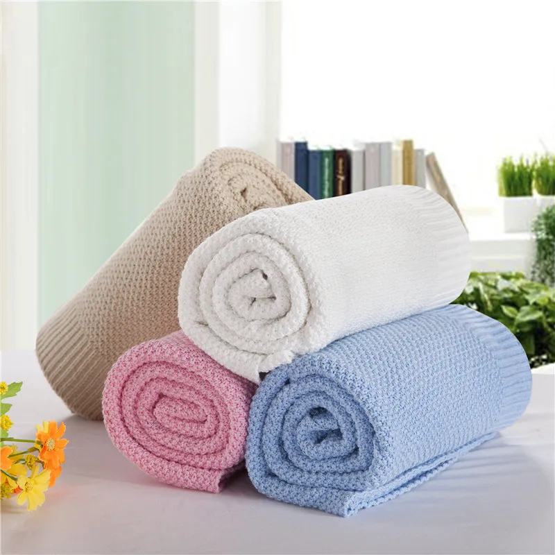 100% Cotton Knitted Blanket Baby Throw Infant Sleeping Blankets Close-Fitting Grade A Towel For Children Kids
100% Cotton Knitted Blanket Baby Throw Infant Sleeping Blankets Close-Fitting Grade A Towel For Children Kids