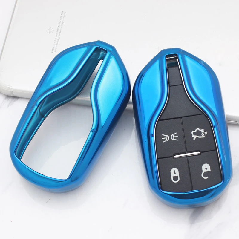 Blue Protective TPU key Case Shell Cover for 17+ Levante 13+ Maserati Quattroporte Ghibli
Blue Protective TPU key Case Shell Cover for 17+ Levante 13+ Maserati Quattroporte Ghibli