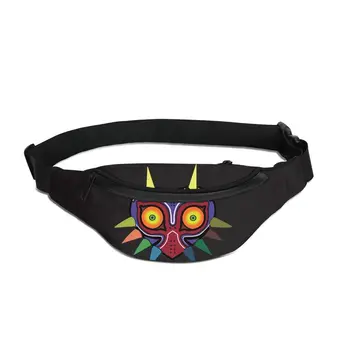 Legance Of Zelda Mask Design Running Waist Bag Men DIY Hip Belt Fanny Pack For Women Bum Bag Chest Bag Nerka Heuptas Pochete
Legance Of Zelda Mask Design Running Waist Bag Men DIY Hip Belt Fanny Pack For Women Bum Bag Chest Bag Nerka Heuptas Pochete