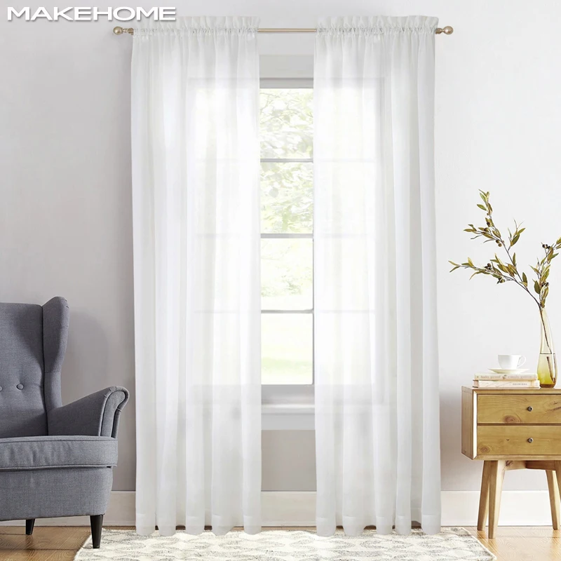 Standard/Thickened Tulle Window Curtains for Living Room Bedroom Decoration White Modern Veil Solid Sheer Voile Tulle
Standard/Thickened Tulle Window Curtains for Living Room Bedroom Decoration White Modern Veil Solid Sheer Voile Tulle