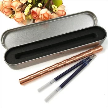 1pcs Vintage Brass Bamboo Gel Pen Creative Handmade Metal Copper Gift box Pen Ballpoint pens Kawaii Office Stationery Supplies
1pcs Vintage Brass Bamboo Gel Pen Creative Handmade Metal Copper Gift box Pen Ballpoint pens Kawaii Office Stationery Supplies
