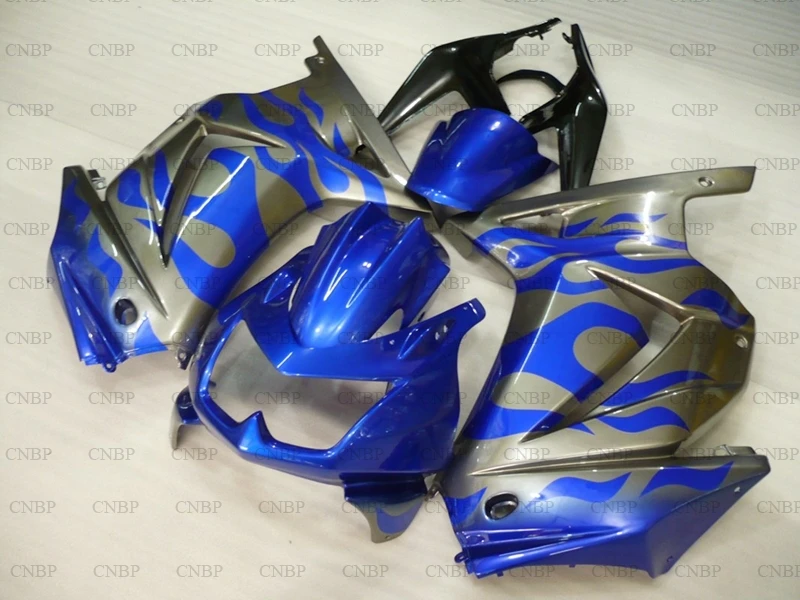 Обтекатель Ninja 250R 2008 - 2014 EX250 2013 обтекатель для Kawasaki Zx250r 2009 синяя серебряная рамка