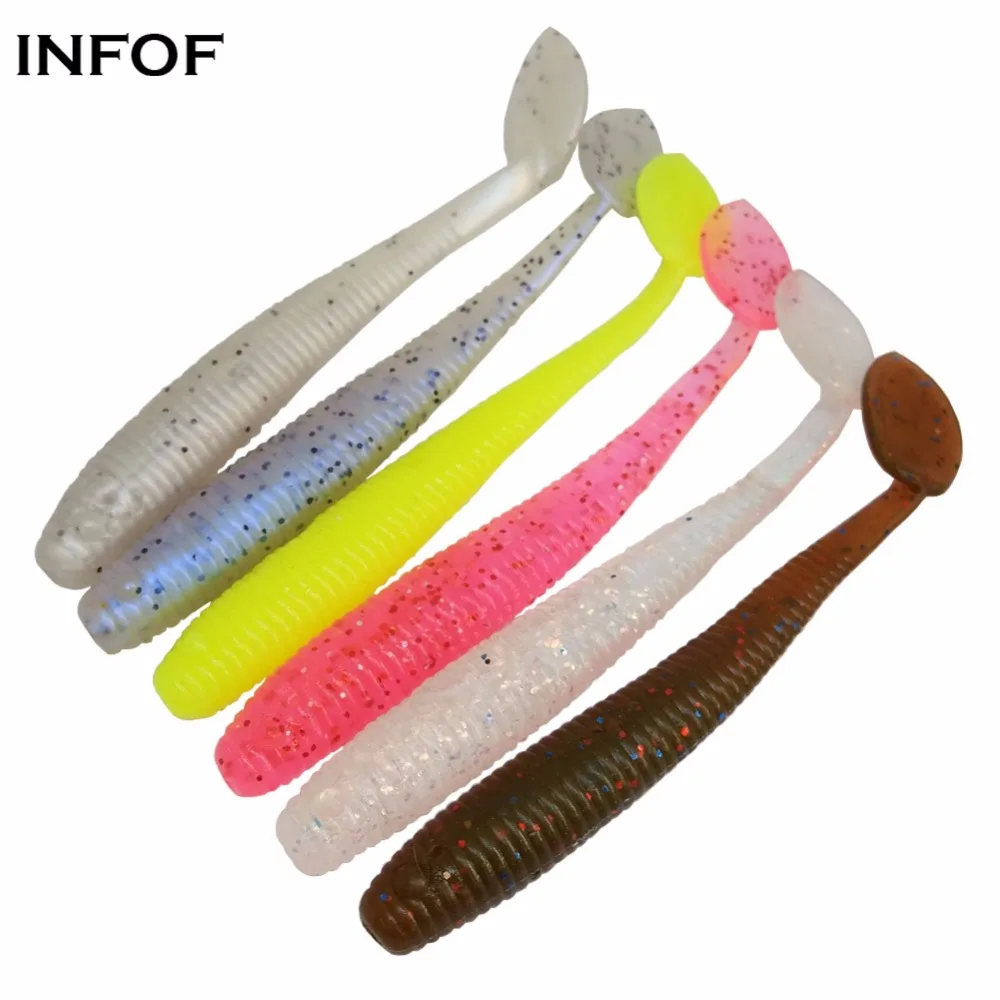 INFOF 100pcs Pesca Artificial Soft Bait 7cm UL Fishing Worm Swimbaits Soft Lure Carp Fishing Bait Fishing Lure Mixed Colors
INFOF 100pcs Pesca Artificial Soft Bait 7cm UL Fishing Worm Swimbaits Soft Lure Carp Fishing Bait Fishing Lure Mixed Colors
