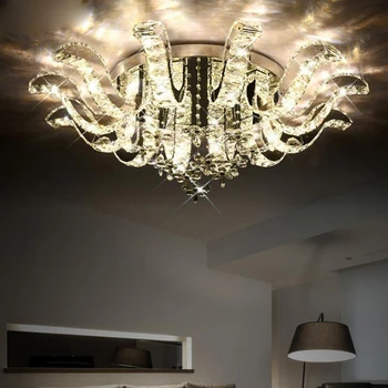 The living room lamp round modern minimalist LED crystal lamp restaurant lamp ceiling lamp creative flower wedding room master
The living room lamp round modern minimalist LED crystal lamp restaurant lamp ceiling lamp creative flower wedding room master