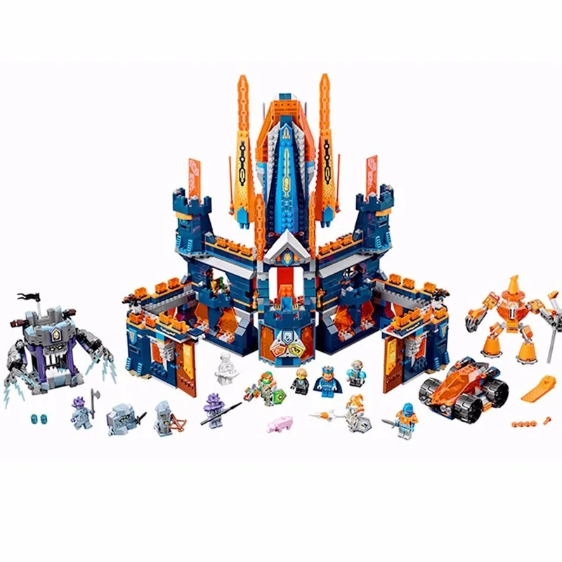 1295pcs Diy Blocks Model Compatile With Legoingly 70357 Nexo Knights The King Castle Bricks Toys For Children Brinquedos
1295pcs Diy Blocks Model Compatile With Legoingly 70357 Nexo Knights The King Castle Bricks Toys For Children Brinquedos