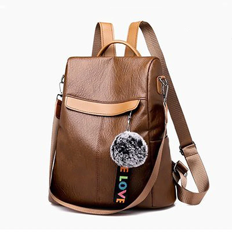 2019 New Women's Anti-Theft Backpack High Quality Teenage Girls School Shoulder Bags Ladies Hairball Letter Pendant Travel Bag
2019 New Women's Anti-Theft Backpack High Quality Teenage Girls School Shoulder Bags Ladies Hairball Letter Pendant Travel Bag