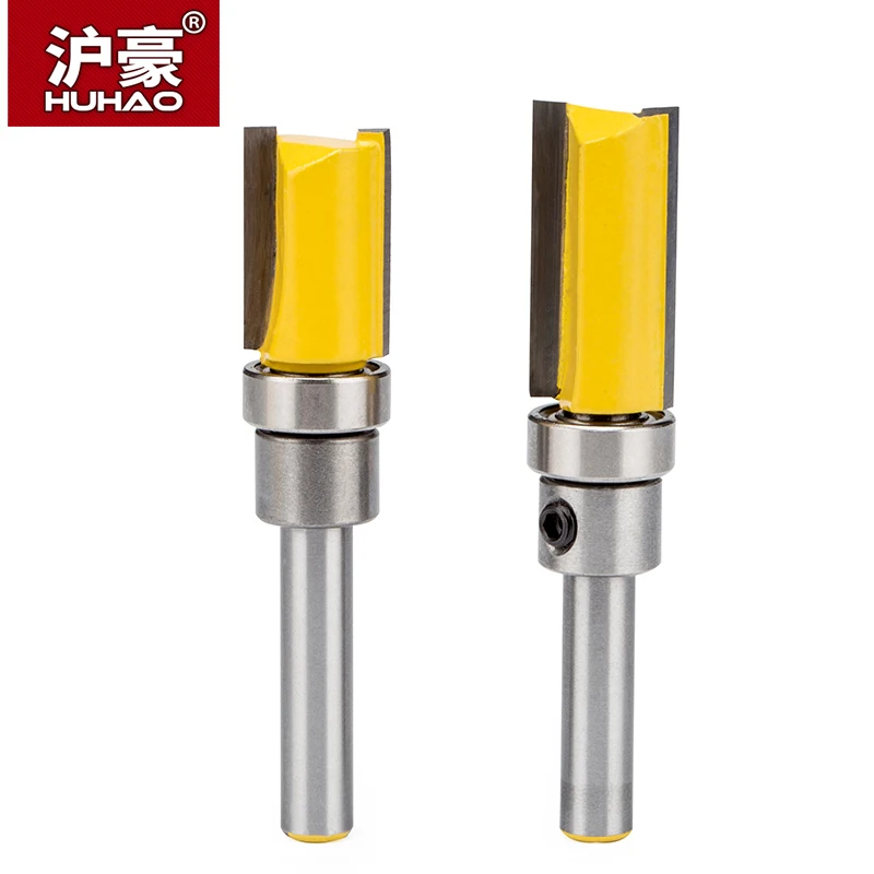 HUHAO 1pc 1/2" Shank Woodworking Router Bits Burrs Cutter Wood Milling Cutter CNC Tool Straight Trimming With Bearing
HUHAO 1pc 1/2" Shank Woodworking Router Bits Burrs Cutter Wood Milling Cutter CNC Tool Straight Trimming With Bearing