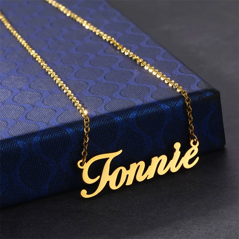 Gold Silver Color Personalized Custom Name Pendant Necklace Customized Cursive Nameplate Necklace Women Handmade Birthday Gift
Gold Silver Color Personalized Custom Name Pendant Necklace Customized Cursive Nameplate Necklace Women Handmade Birthday Gift