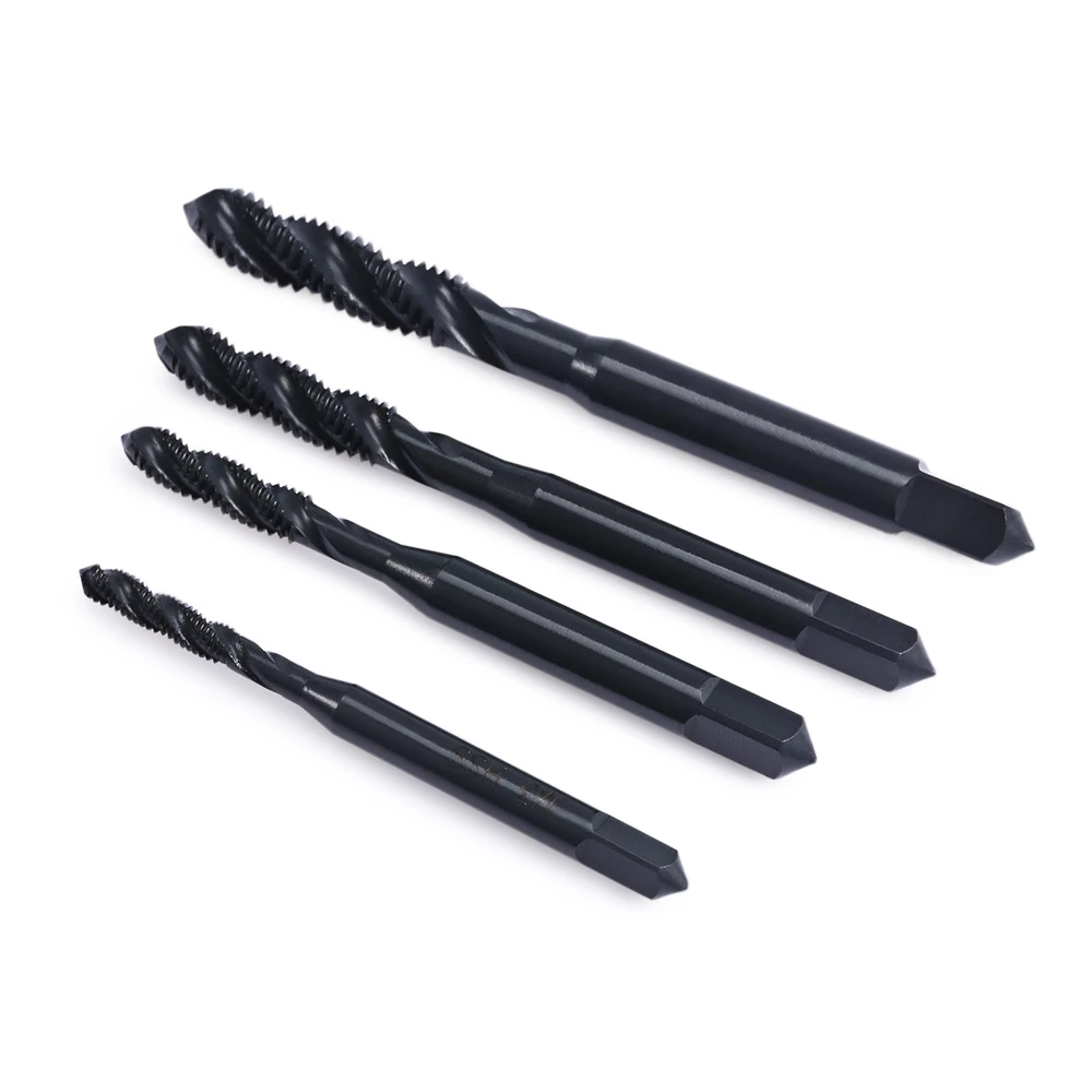 New-7pcs-Spiral-Hand-Thread-Tap-Screw-Spiral-Point-Thread-Metric-Plug-Drill-Bits-M3-M4