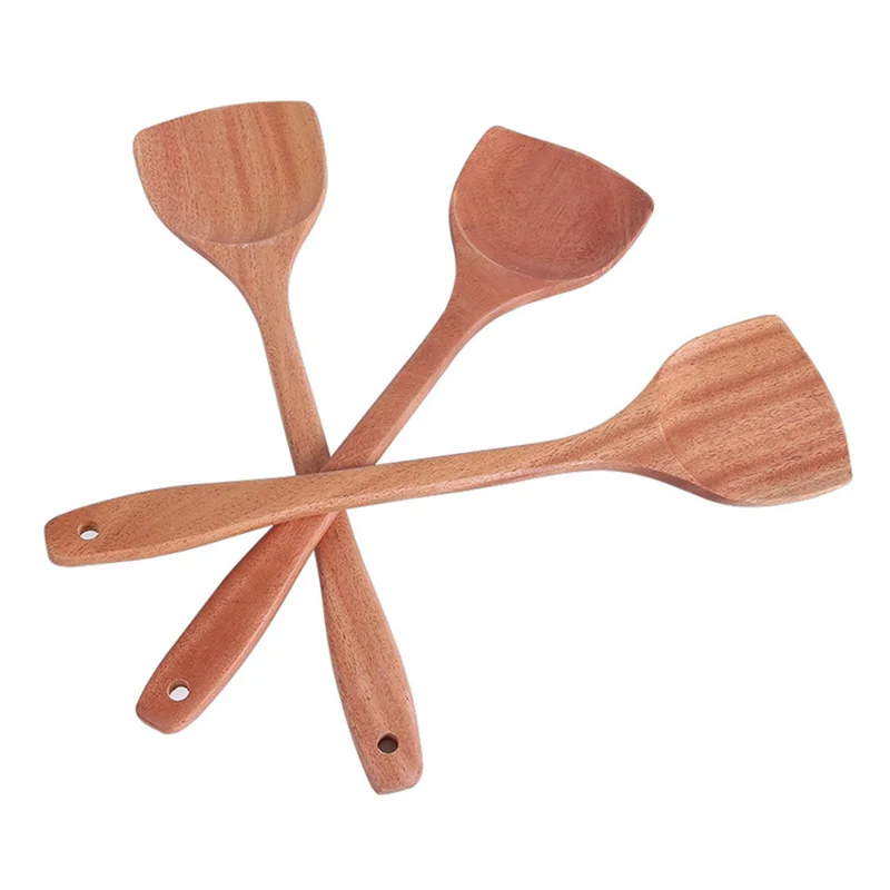 Kitchen Cooking Tool Cookware Wooden Turner Wood Shovel Wooden Spatula Kitchen Tool for Non-stick Pan Rice Spoon Three Types
Kitchen Cooking Tool Cookware Wooden Turner Wood Shovel Wooden Spatula Kitchen Tool for Non-stick Pan Rice Spoon Three Types