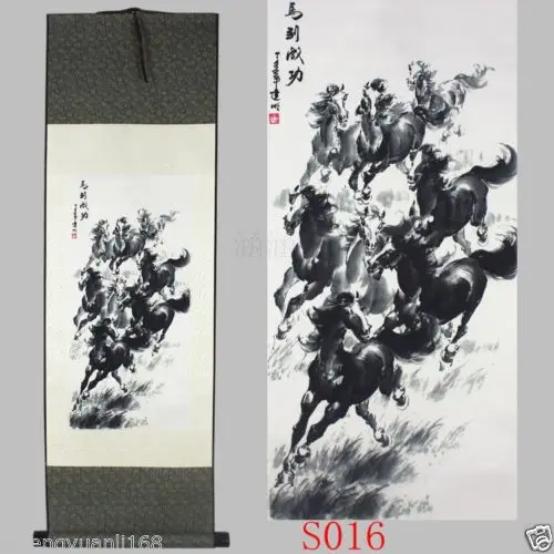 40"Chinese SuZhou Silk Art Five Horse Silk Decoration Scroll Painting S016 Wall adornment murals home decoration
40"Chinese SuZhou Silk Art Five Horse Silk Decoration Scroll Painting S016 Wall adornment murals home decoration