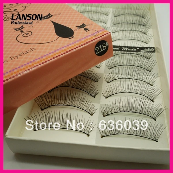 Free Shipping New 100 pcs/lot Handmade Tied Lashes Hot Sale Natural Long False Eyelashes 218
Free Shipping New 100 pcs/lot Handmade Tied Lashes Hot Sale Natural Long False Eyelashes 218